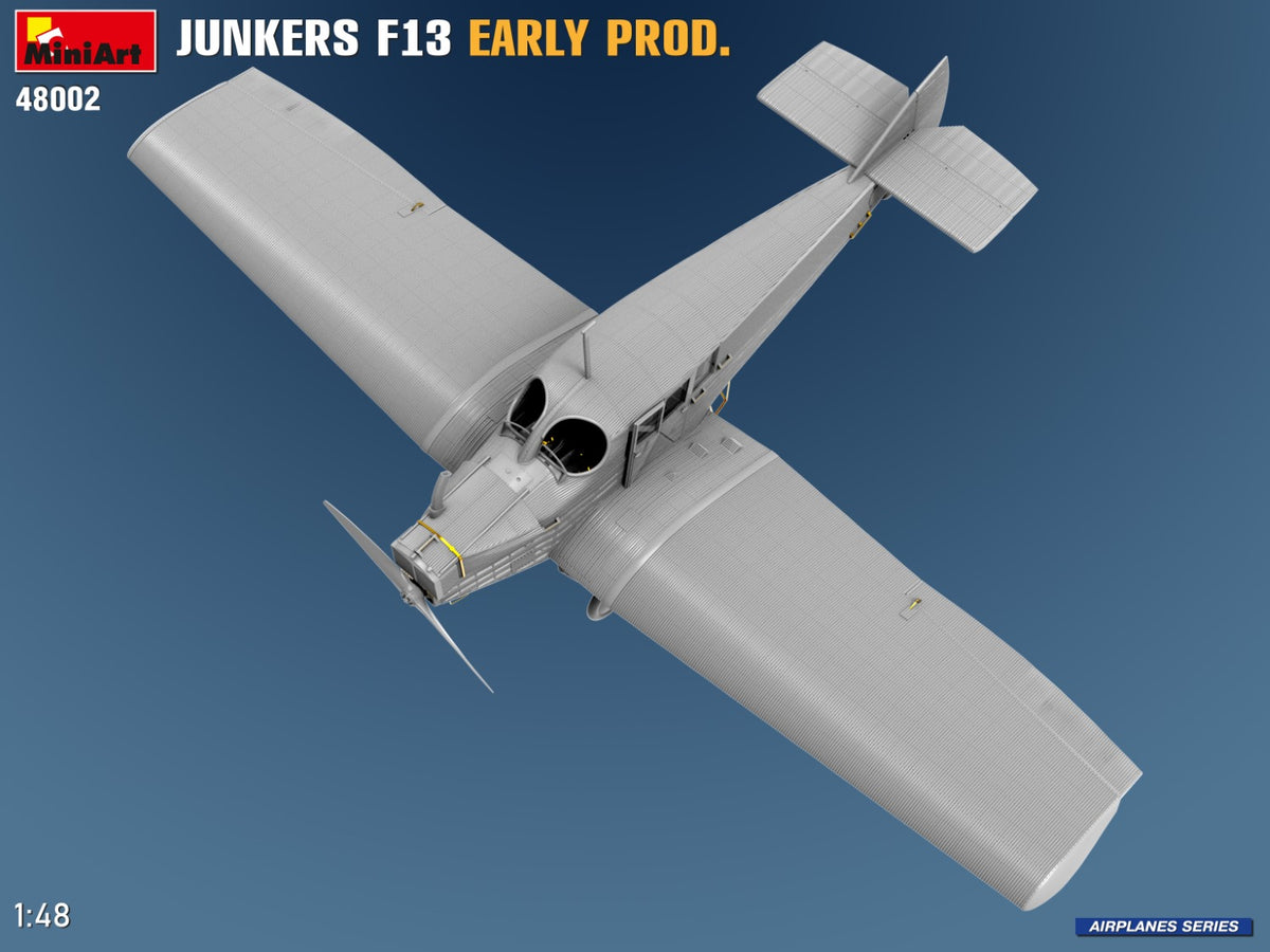MiniArt 1/48 Aircraft - Junkers F13 Early Prod - 48002