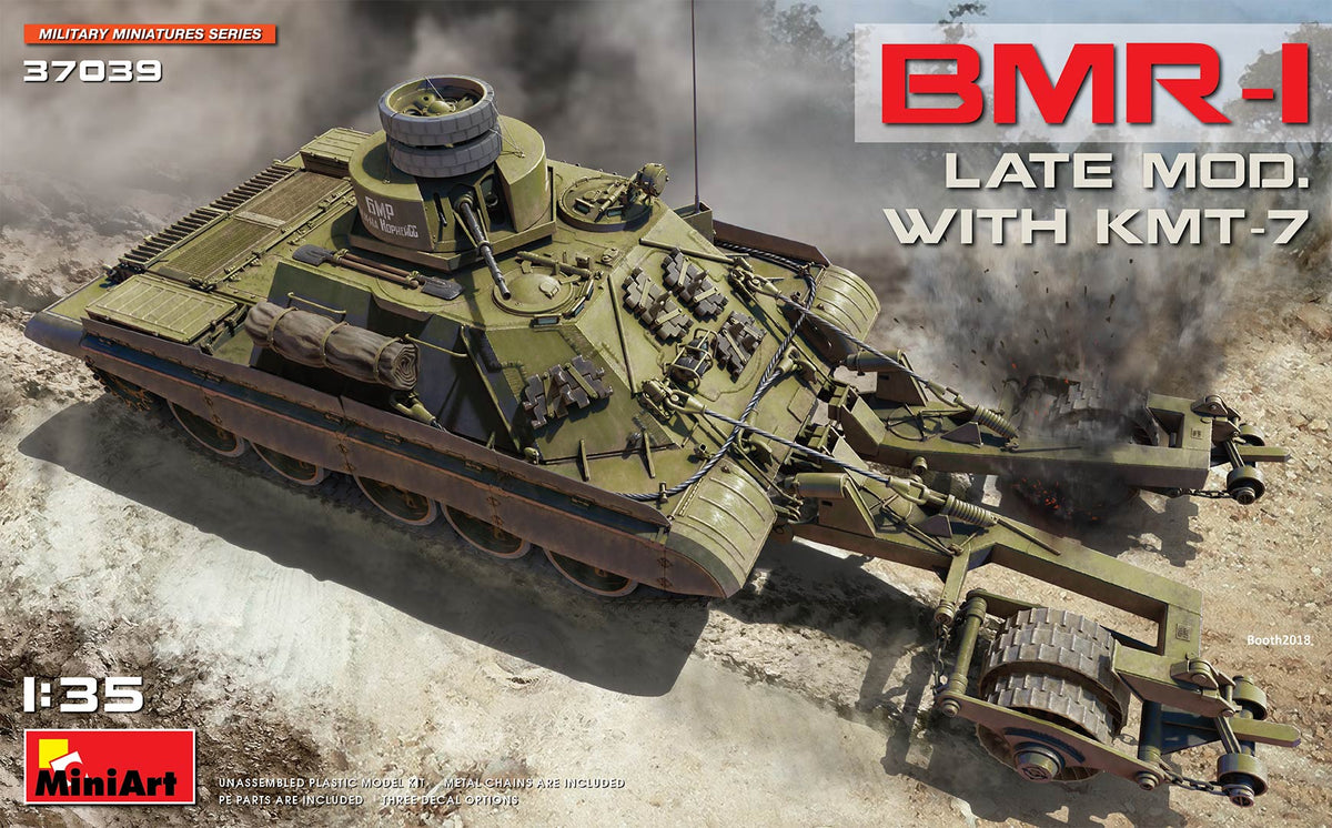 MiniArt BMR-1 Late Mod with KMT-7 - 37039 box art