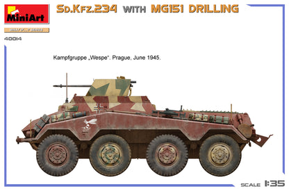 MiniArt 1/35 Military - Sd.Kfz.234 w/ MG151 Drilling - 40014