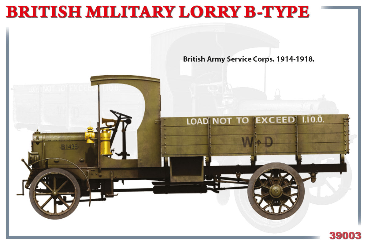 MiniArt 1/35 Military - British Military Lorry B-Type - 39003