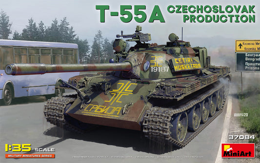 MiniArt T-55A Czechoslavak Prod - 37084 box art