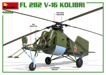 MiniArt 1/35 Military - Fl 282 V-16 Kolibri Helicopter - 41002