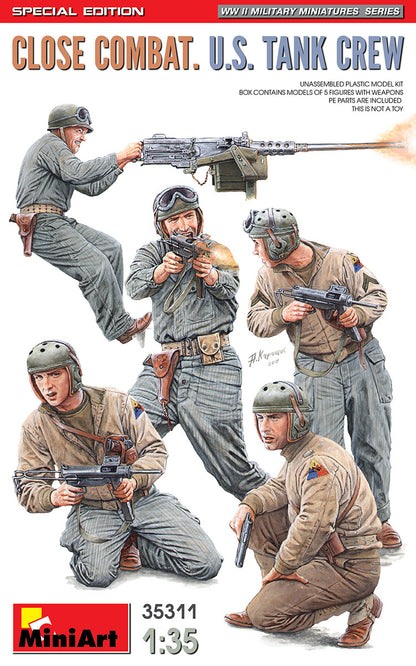 MiniArt Close Combat US Tank Crew (Spec Edition) - 35311 box art