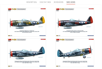 MiniArt 1/48 Aircraft - P-47M Thunderbolt, Advanced Kit - 48032