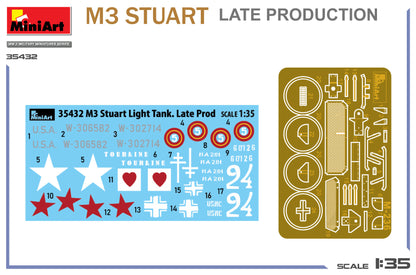 MiniArt 1/35 Military - M3 Stuart Light Tank, Late Prod - 35432