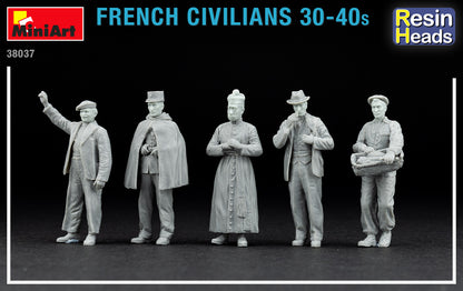 MiniArt 1/35 Military - French Civilians 30-40s (Resin Head) - 38037