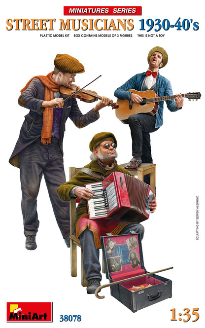 MiniArt Street Musicians 1930-40's - 38078 box art