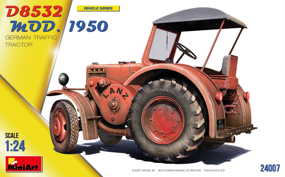 MiniArt German Traffic Tractor D8532 Mod 1950 - 24007 box art