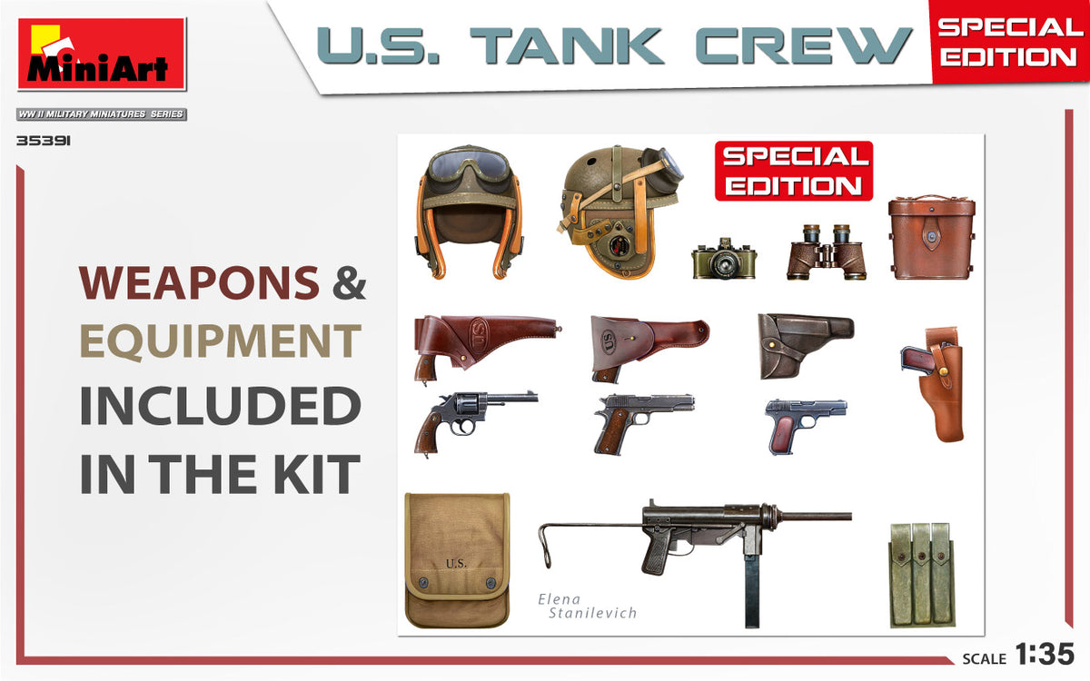 MiniArt 1/35 Military - US Tank Crew, (Special Edit) - 35391
