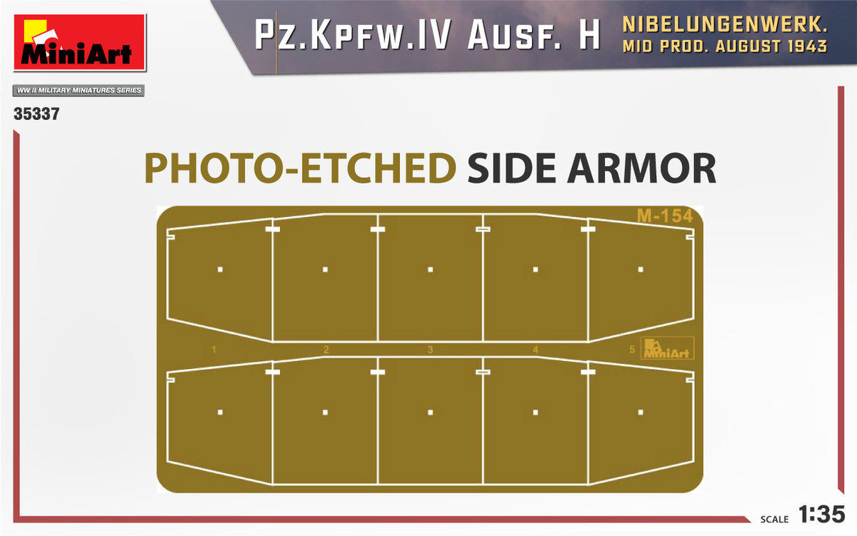 MiniArt 1/35 Military - Pz.Kpfw.IV Ausf H Nibelungenwork Mid Prod - 35337
