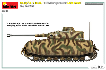 MiniArt 1/35 Military - Pz.Kpfw.IV Ausf H Nibelungenwerk Late Prod - 35346