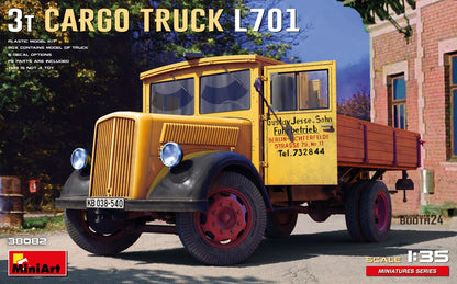 MiniArt 3t Cargo Truck L701 - 38082 box art