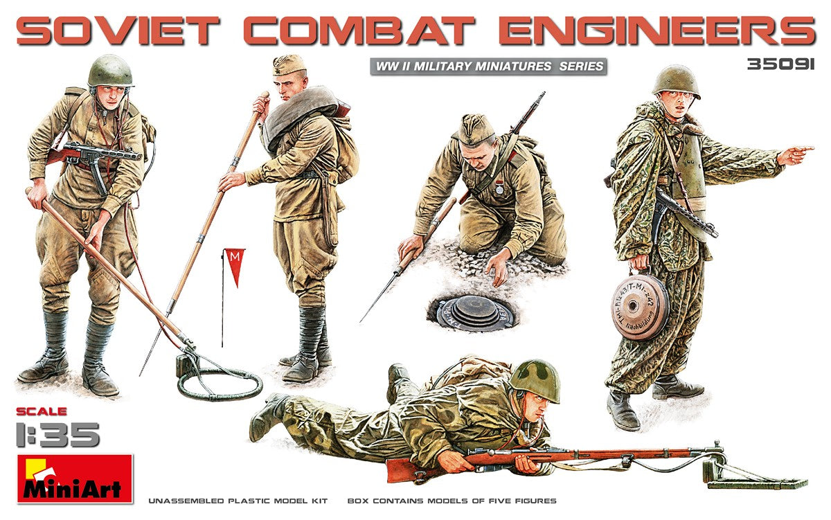 MiniArt Soviet Combat Engineers - 35091 box art