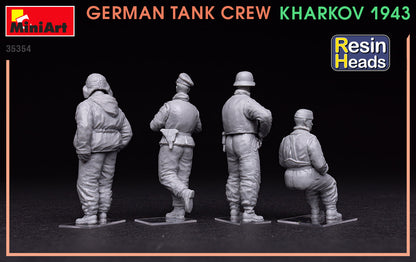 MiniArt 1/35 Military - German Tank Crew, Kharkov (Resin Heads) - 35354