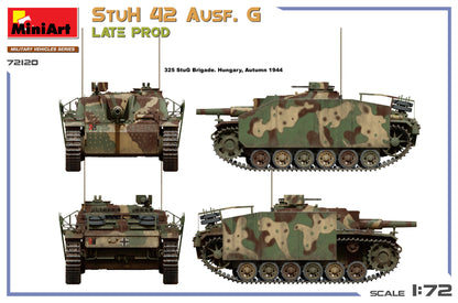 MiniArt 1/72 Military - StuH 42 Ausf. G Late Prod - 72120