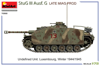 MiniArt 1/72 Military - StuH 42 Ausf. G Late Miag Prod - 72112