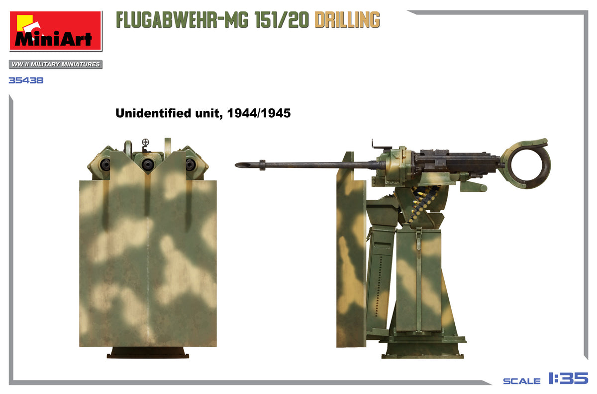 MiniArt 1/35 Military - Flugabwehr-MG 151/20 Drilling - 35438