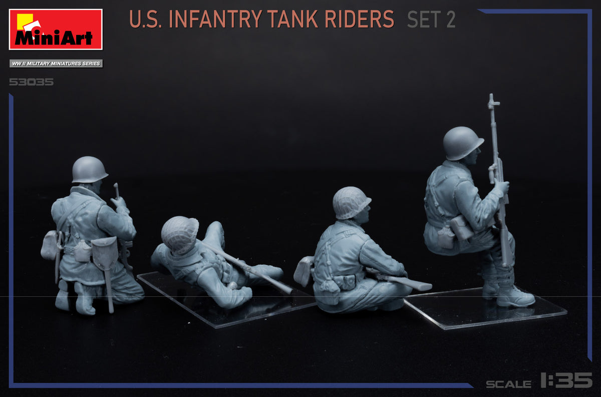 MiniArt 1/35 Military - US Infantry Tank Riders Set 2 - 53035