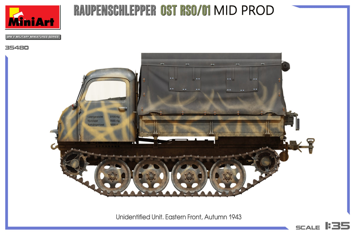 MiniArt 1/35 Military - Raupenschlepper Ost RSO/01. Mid Prod - 35480