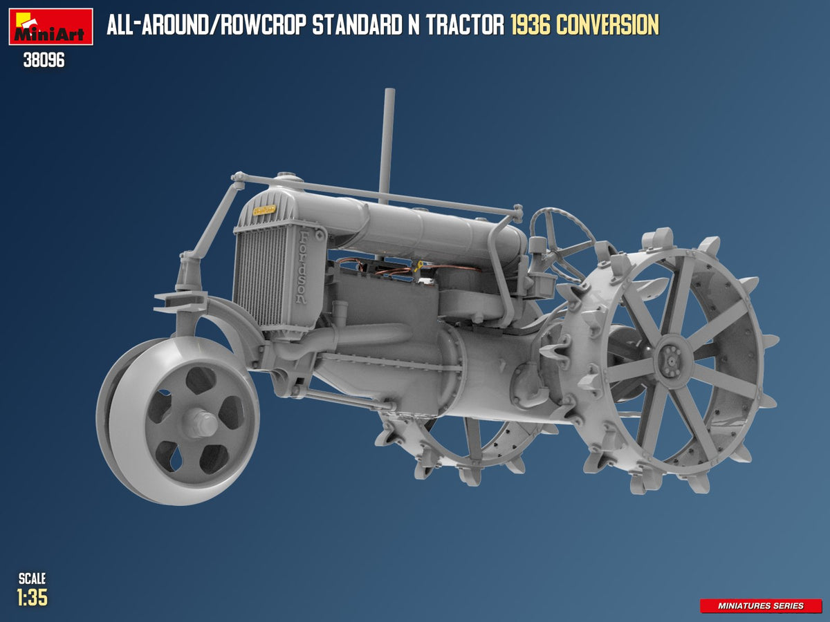 MiniArt 1/35 Vehicles - All-Around / Rowcrop Standard Tractor 1936 - 38096