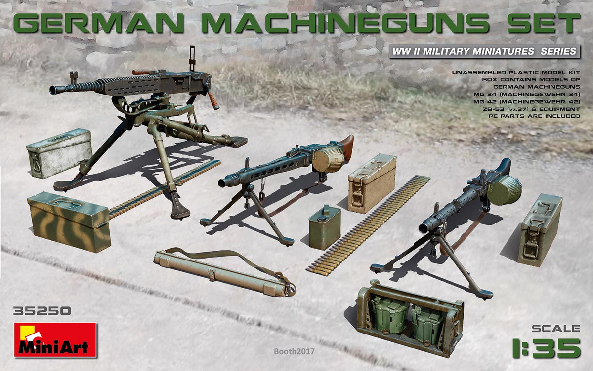 MiniArt German Machine Gun Set - 35250 box art