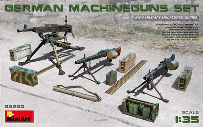 MiniArt German Machine Gun Set - 35250 box art