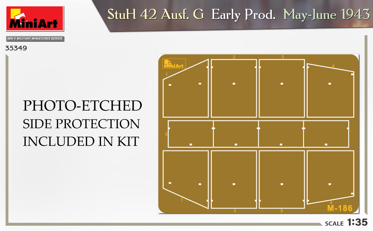 MiniArt 1/35 Military - StuH 42 Ausf G Early Prod (May-June 1943) - 35349
