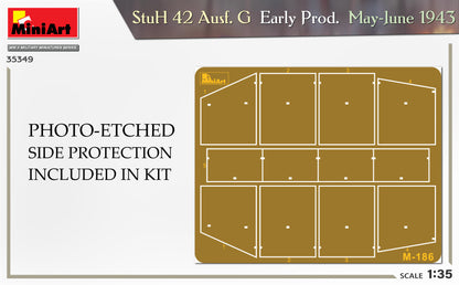 MiniArt 1/35 Military - StuH 42 Ausf G Early Prod (May-June 1943) - 35349