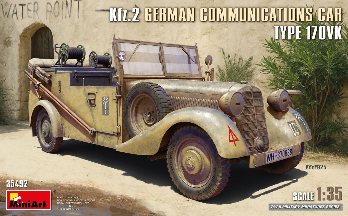 MiniArt Kfz.2 German Communications Car Type 170VK - 35492 box art