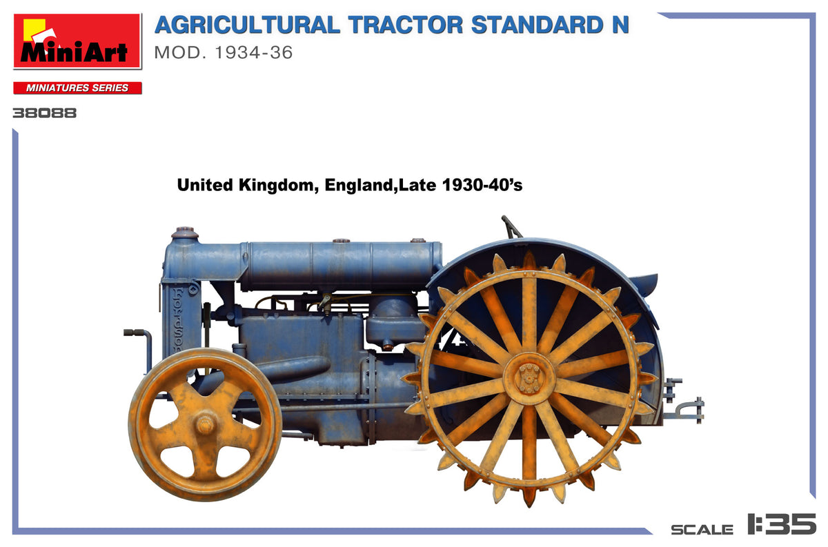 MiniArt 1/35 Vehicles - Agricultural Tractor Standard N Mod 1934 - 38088