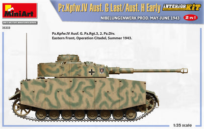 MiniArt 1/35 Military - Pz.Kpfw.IV Ausf G Last / H Early - 35333
