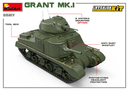 MiniArt 1/35 Military - Grant Mk. Interior Kit - 35217