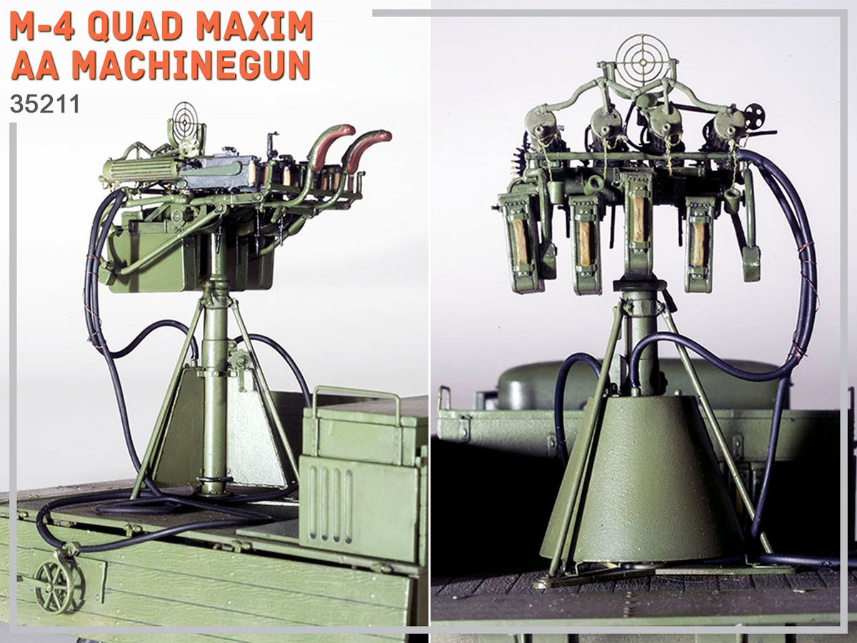 MiniArt 1/35 Military - M-4 Quad Maxim AA Machine Gun - 35211