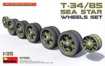 MiniArt T34/85 Sea Star Wheels Set - 37033 box art