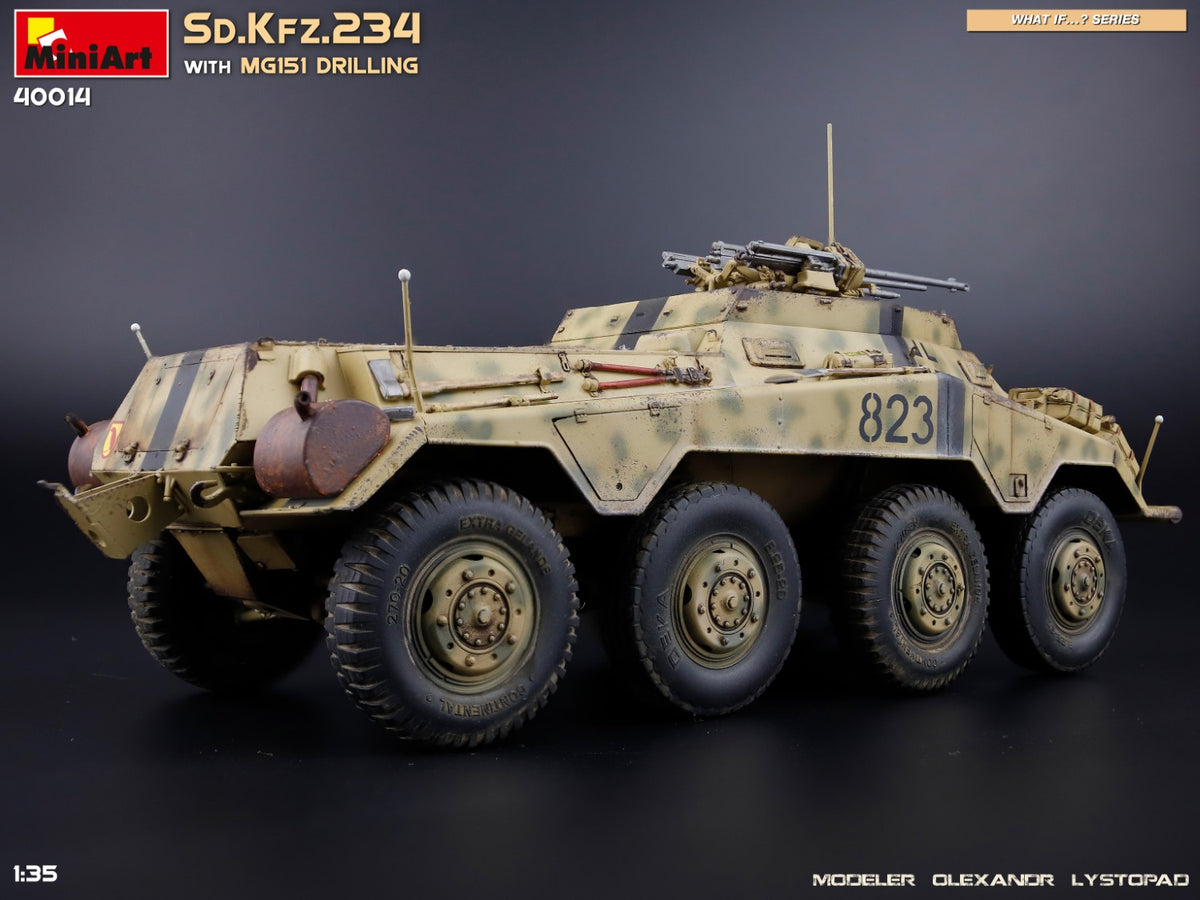 MiniArt 1/35 Military - Sd.Kfz.234 w/ MG151 Drilling - 40014