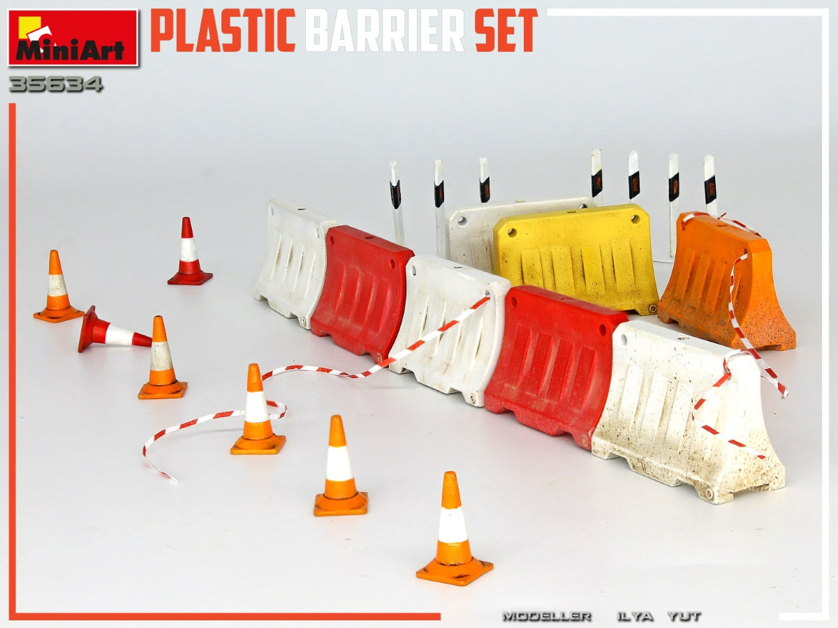 MiniArt 1/35 Military - Plastic Barrier Set - 35634