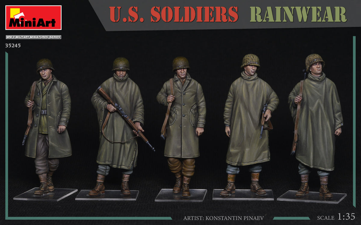 MiniArt 1/35 Military - US Soldiers in Rainwear - 35245