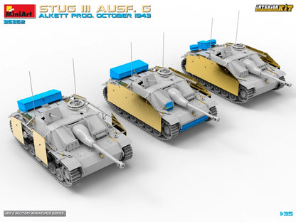 MiniArt 1/35 Military - StuG III Ausf. G Oct '43 Alkett Prod INT Kit - 35352