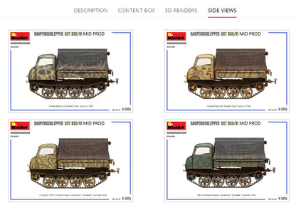MiniArt 1/35 Military - Raupenschlepper Ost RSO/01. Mid Prod - 35480