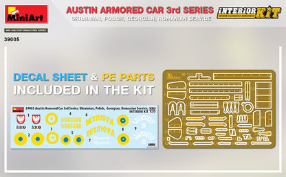 MiniArt 1/35 Military - Austin Armored Car (Interior Kit) - 39005