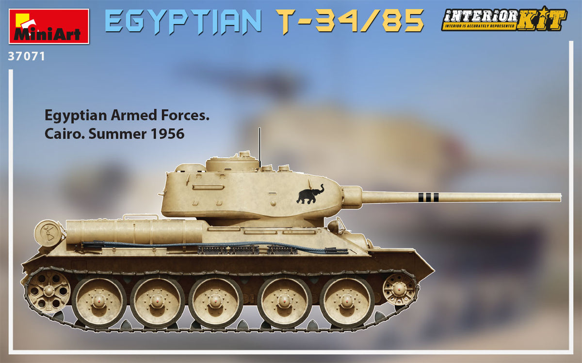 MiniArt 1/35 Military - T-34/85 Egyptian (Interior Kit) - 37071