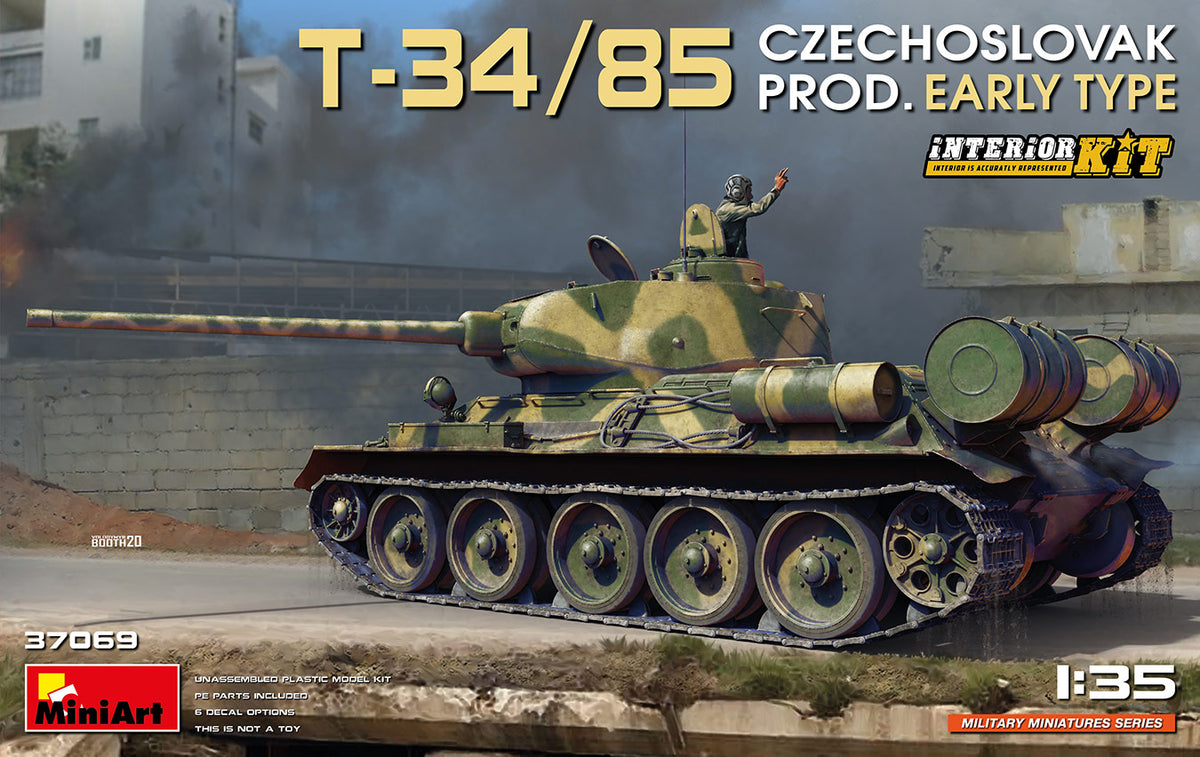 MiniArt T-34/85 Czech Prod Early (Interior Kit) - 37069 box art