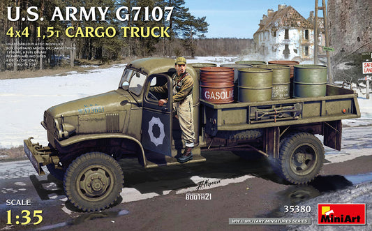 MiniArt U.S. ARMY G7107 4X4 1,5t CARGO TRUCK - 35380 box art