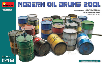 MiniArt Modern Oil Drums (200l) - 49009 box art