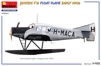 MiniArt 1/48 Aircraft - Junkers F13 Float Plane, Early Prod - 48004