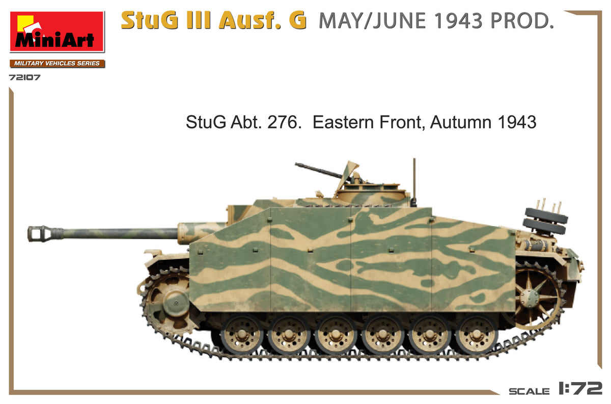MiniArt 1/72 Military - StuG III Ausf G May/June 1943 - 72107