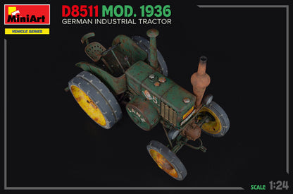 MiniArt 1/24 Vehicles - German D8511 Industrial Tractor Mod 1936 - 24005