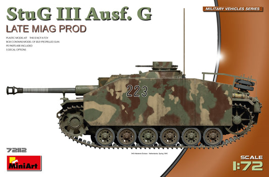MiniArt StuH 42 Ausf. G Late Miag Prod - 72112 box art