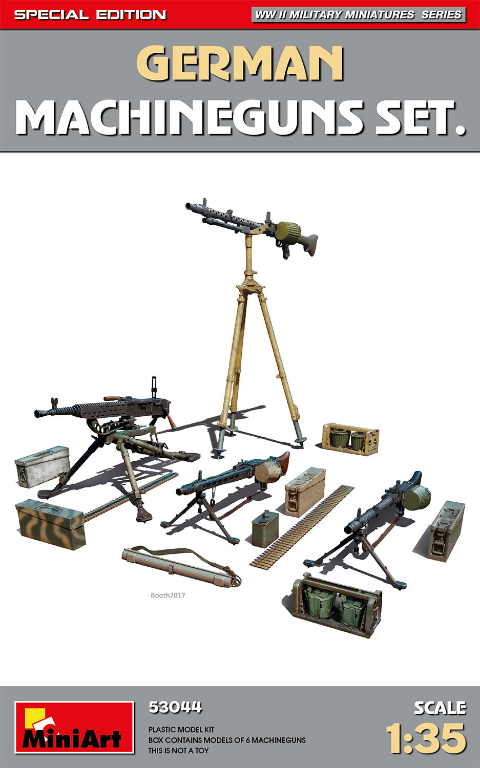 MiniArt German Machine Guns Set, Spec Edition - 53044 box art