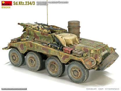 MiniArt 1/35 Military - Sd.Kfz.234/3 Sc hwerer Panzerspahwagen Stummel - 53001